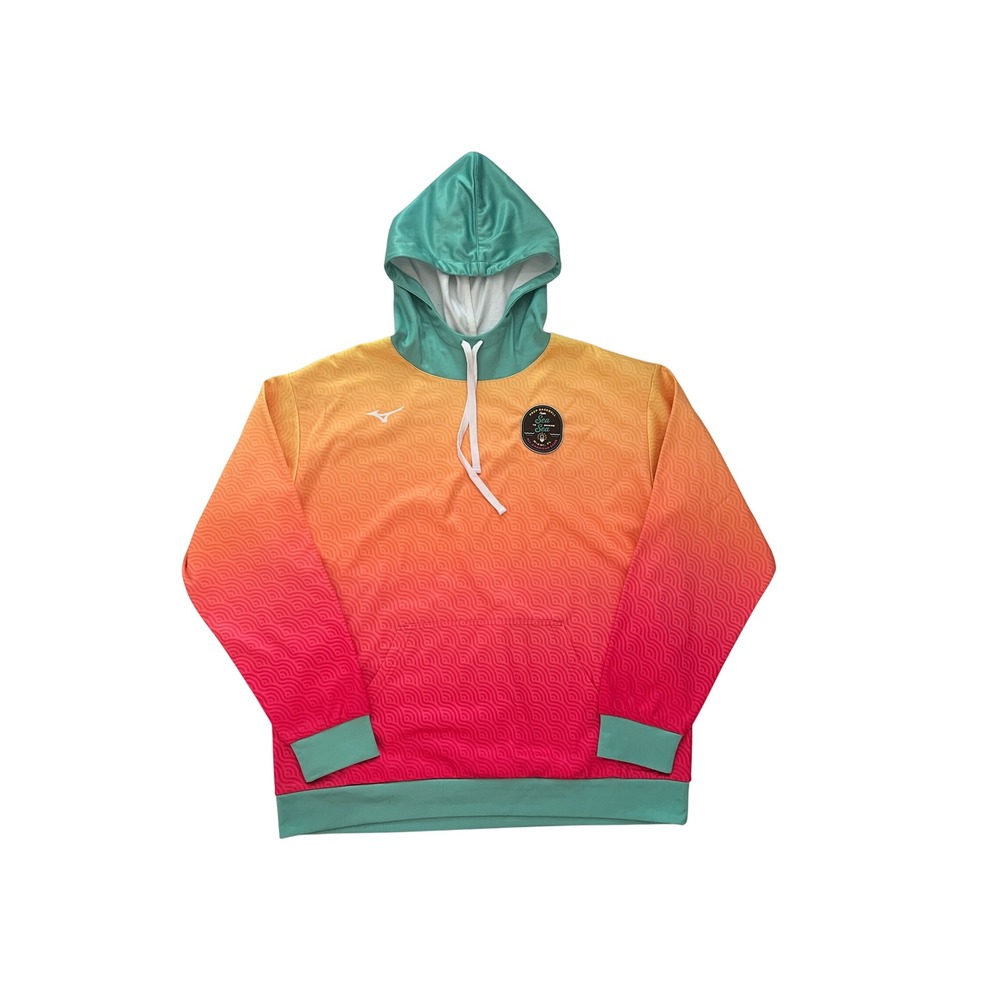 Mizuno Prep Baseball All American Game Miami 2024 Sunset Gradient Hoodie Mens XL